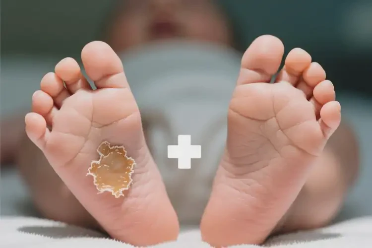 婴幼儿脚上容易长湿疹可以治好吗(图2)