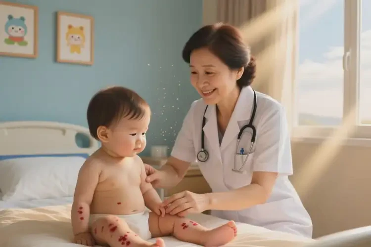 幼儿大腿上起湿疹可以治好吗(图3)