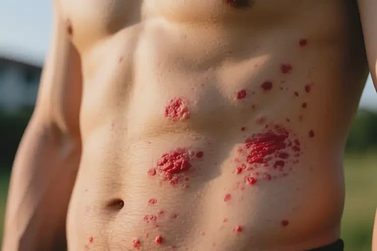 男人肚子經(jīng)常起濕疹可以治好嗎(圖4)