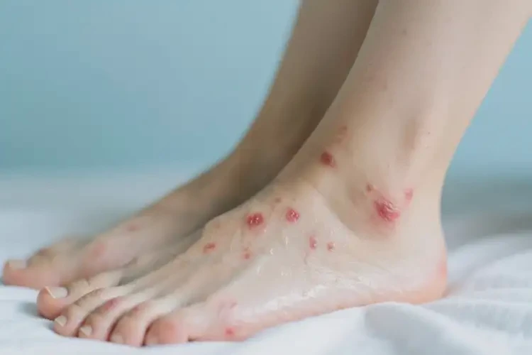 女人腳上容易長濕疹可不可以根治(圖1)