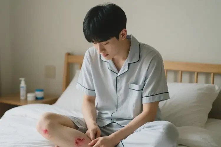 大学生大腿偶尔起湿疹可以治好吗(图1)