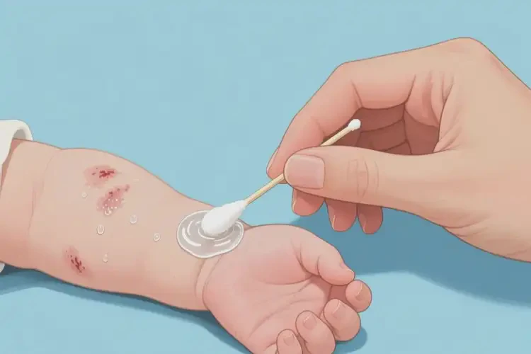 寶寶手臂上偶爾長(zhǎng)濕疹可以治好嗎(圖3)