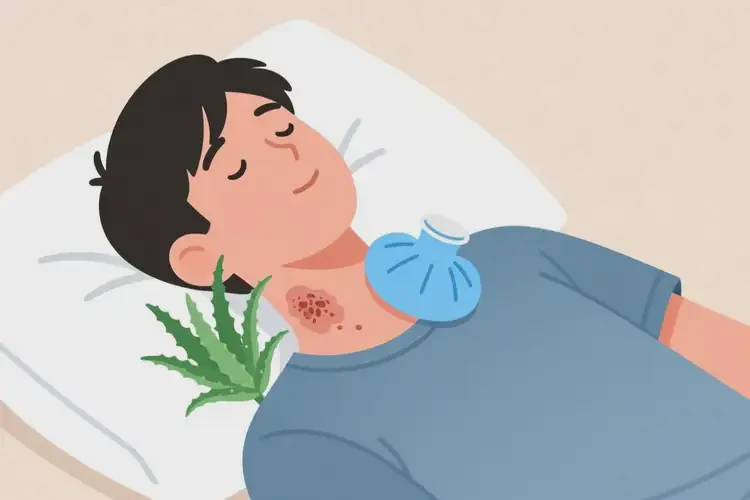 大學生脖子長濕疹可以治好嗎(圖3)