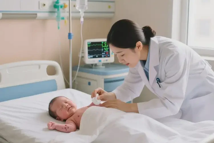 新生儿手臂上长湿疹可以治好吗(图4)