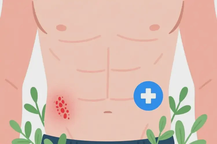 男性肚子容易長濕疹可以治好嗎(圖4)