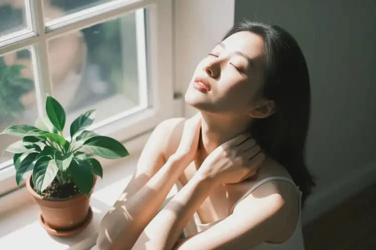 女性脖子容易長濕疹可以治好嗎(圖2)