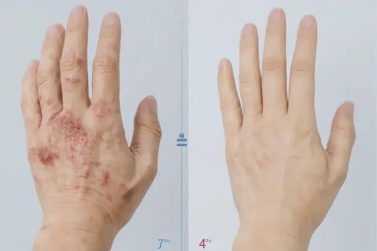 女性手上經(jīng)常長(zhǎng)濕疹能靠自己自愈嗎(圖1)