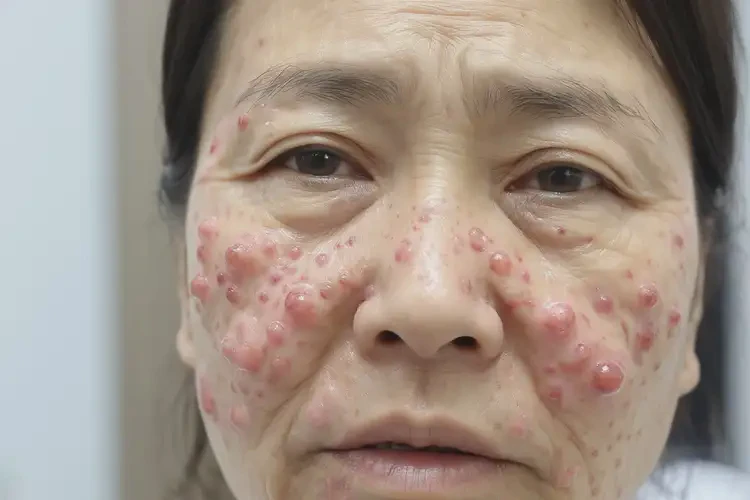 女人面部出湿疹不管它会自己好吗(图4)