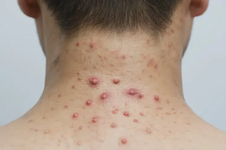 青年人脖子上偶尔长湿疹可以治好吗(图4)