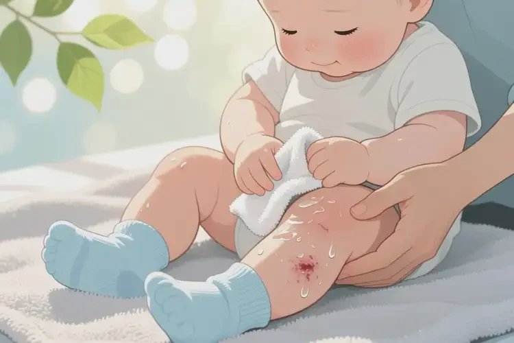 嬰兒小腿經(jīng)常長濕疹可以治好嗎(圖2)