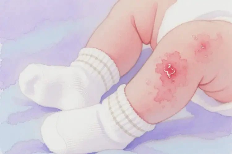 寶寶小腿長濕疹可以治好嗎(圖1)