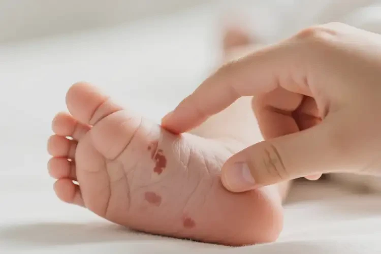 嬰兒腳上出濕疹可以治好嗎(圖4)