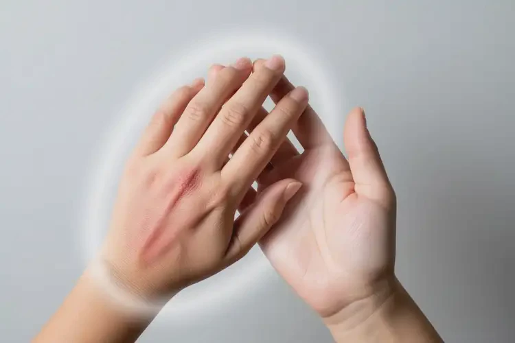 女人手上長濕疹可以治好嗎(圖2)