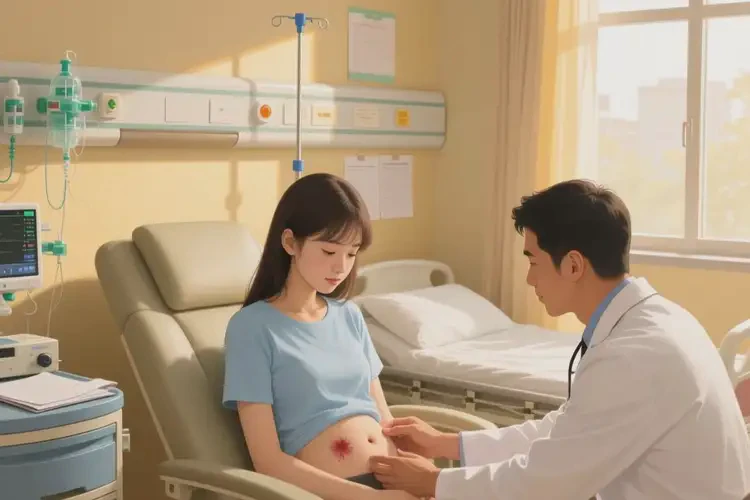 女生肚子出现湿疹可以治好吗(图1)