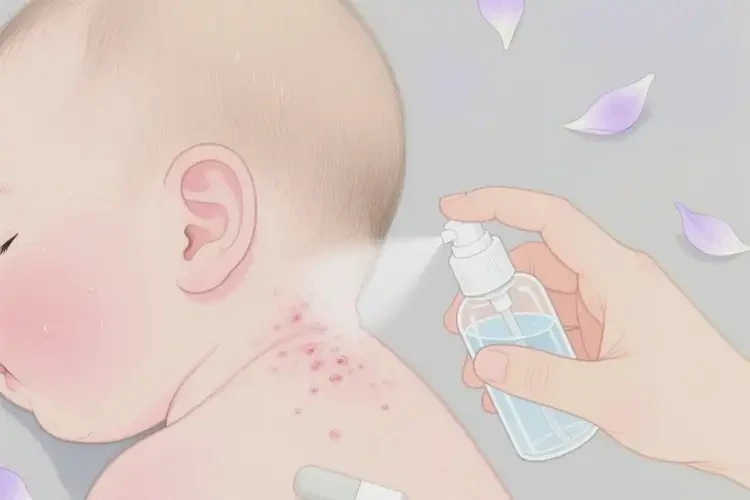 嬰幼兒脖子上偶爾長(zhǎng)濕疹可以治好嗎(圖1)