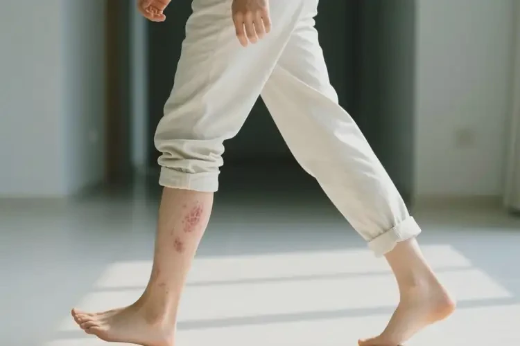 青年人小腿出現(xiàn)濕疹可以治好嗎(圖1)