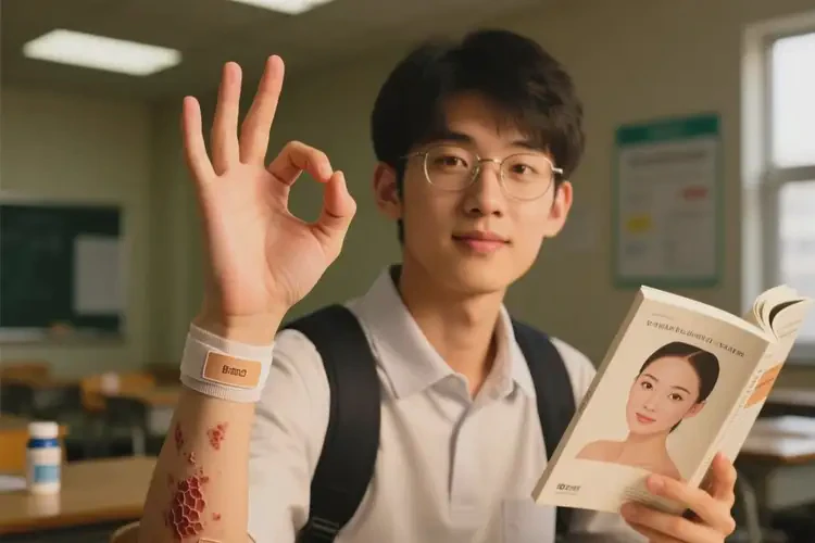 大學生手臂上起濕疹可以治好嗎(圖1)