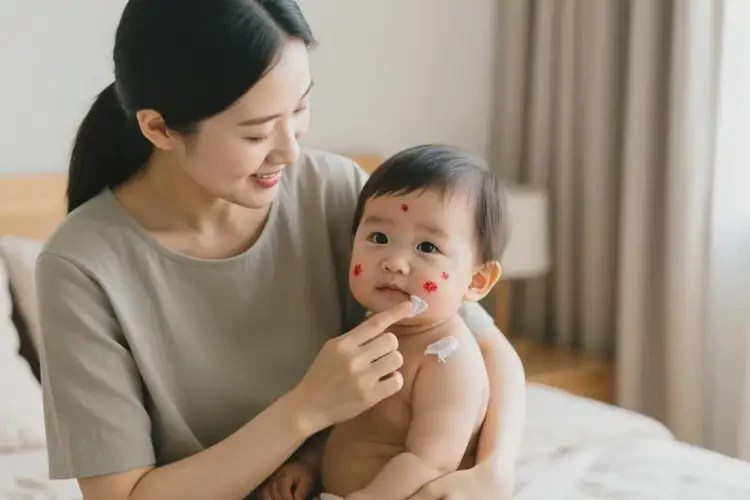 幼儿脸上容易起湿疹可以治好吗(图2)