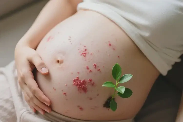 孕妇肚子偶尔长湿疹可以治好吗(图3)