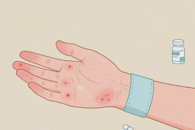女生手上容易長濕疹可以治好嗎(圖4)