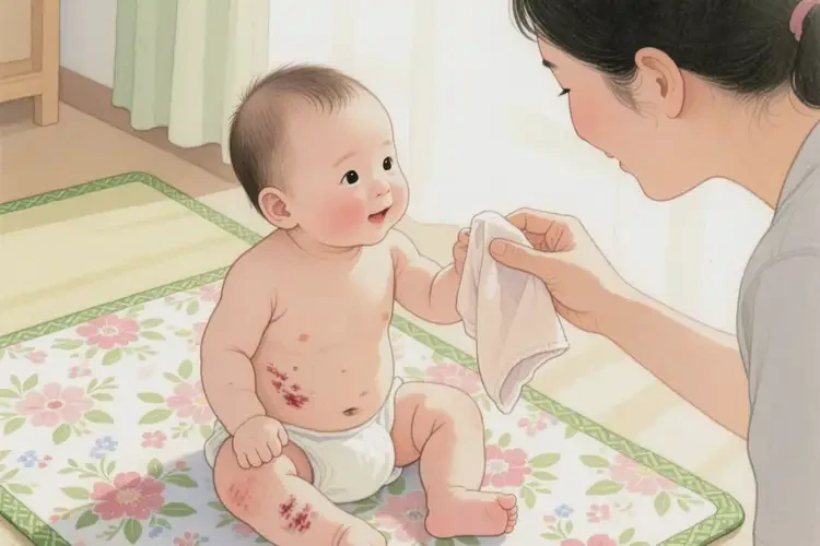 嬰幼兒屁股上容易長濕疹可以治好嗎(圖2)