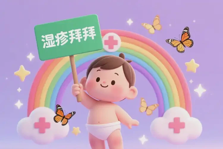 幼儿大腿有湿疹可以治好吗(图1)
