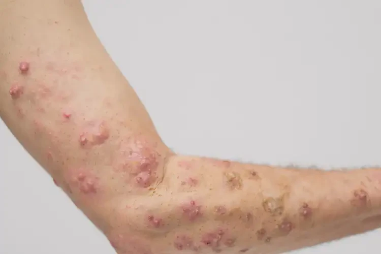 男生四肢偶爾起濕疹不管它會(huì)自己自愈嗎(圖3)