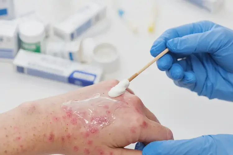 大学生手上偶尔起湿疹能够彻底治愈吗(图3)