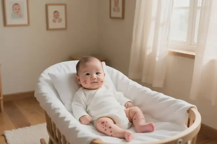 少儿面部出湿疹不管它会自己痊愈吗(图2)