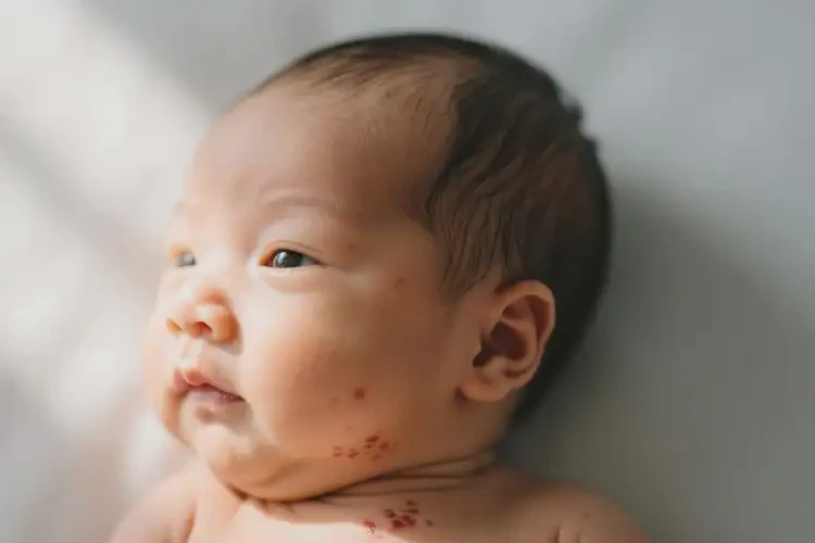 新生儿脖子上经常长湿疹可以治好吗(图2)