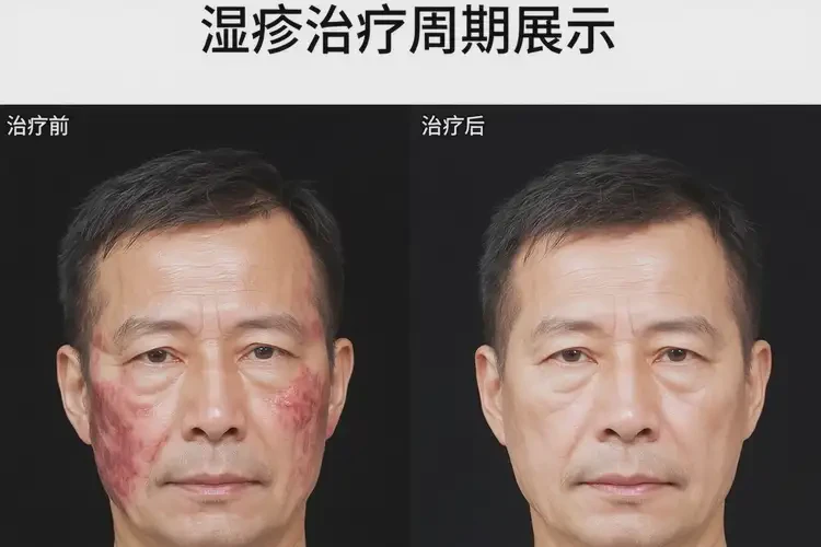男人臉上偶爾長濕疹可以治好嗎(圖4)
