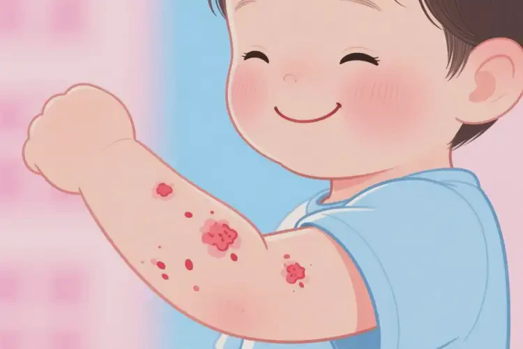 小兒手臂經(jīng)常長濕疹可以治好嗎(圖1)