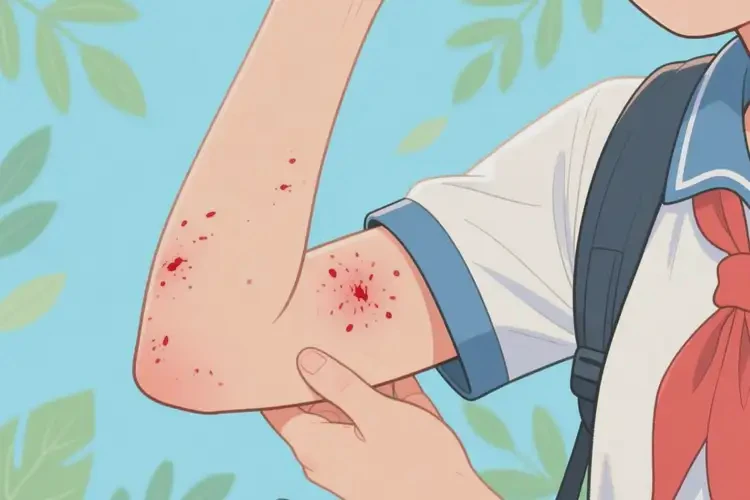 中学生手臂容易起湿疹可以治好吗(图4)