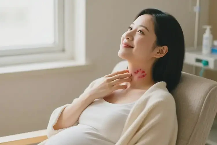 孕婦脖子上長濕疹可以治好嗎(圖4)