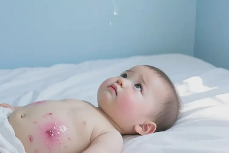 小孩肚子上经常长湿疹不管它会自己好吗(图2)