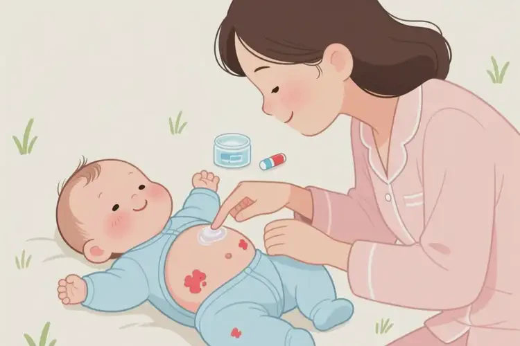 寶寶肚子出濕疹可以治好嗎(圖4)