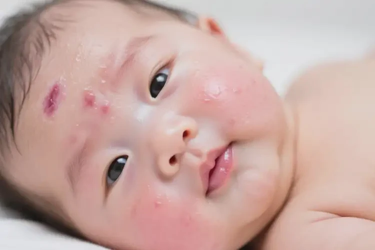 寶寶臉上經(jīng)常起濕疹可以治好嗎(圖3)