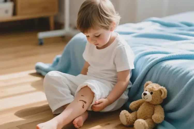 小孩大腿起湿疹可以治好吗(图3)