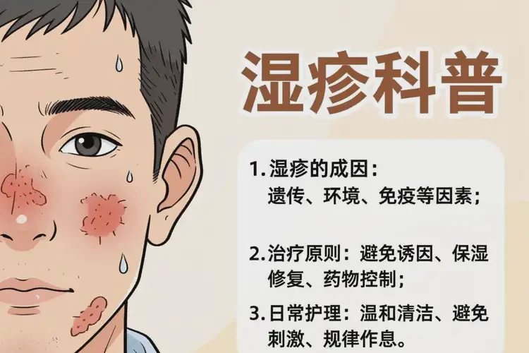 男人面部長濕疹可不可以根治(圖3)