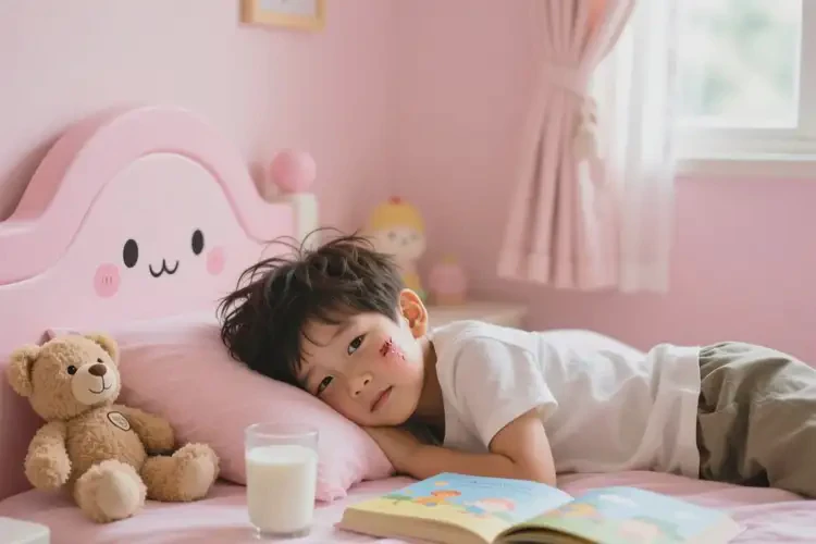 小學(xué)生面部出現(xiàn)濕疹可以治好嗎(圖2)