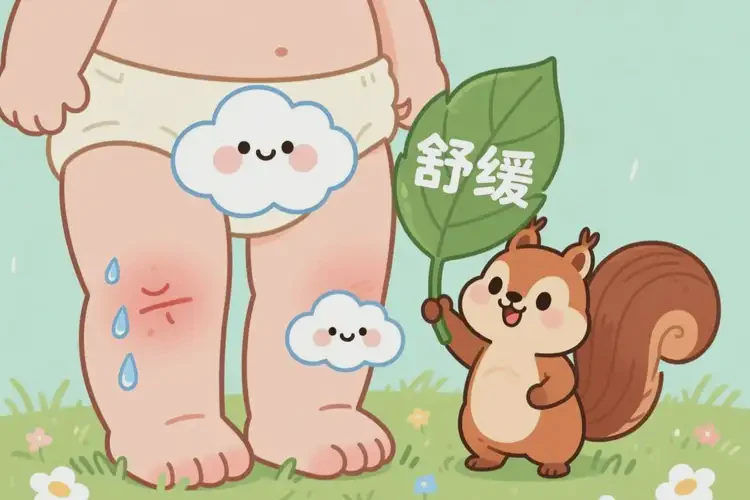 寶寶小腿有濕疹能治好嗎(圖2)