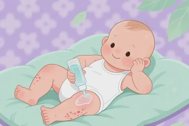 嬰兒小腿上經(jīng)常起濕疹可以治好嗎(圖1)