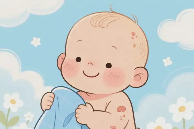 嬰幼兒臉上出現(xiàn)濕疹可以治好嗎(圖3)