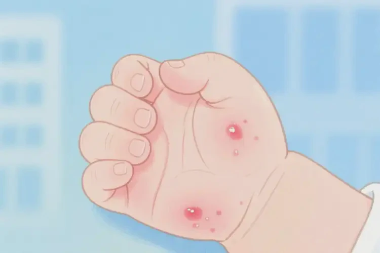 嬰兒手上出現(xiàn)濕疹能治好嗎(圖2)