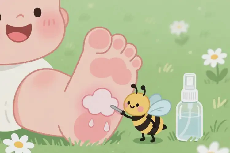寶寶腳上偶爾起濕疹可以治好嗎(圖2)