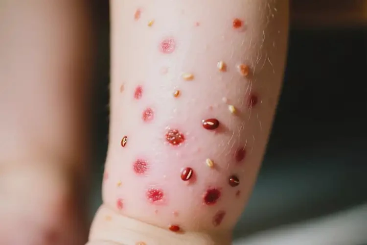 幼儿小腿上偶尔长湿疹可以治好吗(图4)