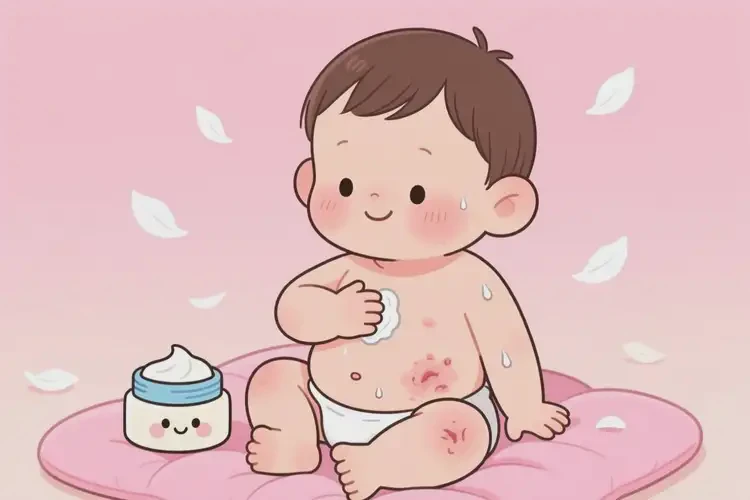 小兒肚子上經(jīng)常長(zhǎng)濕疹可以治好嗎(圖2)