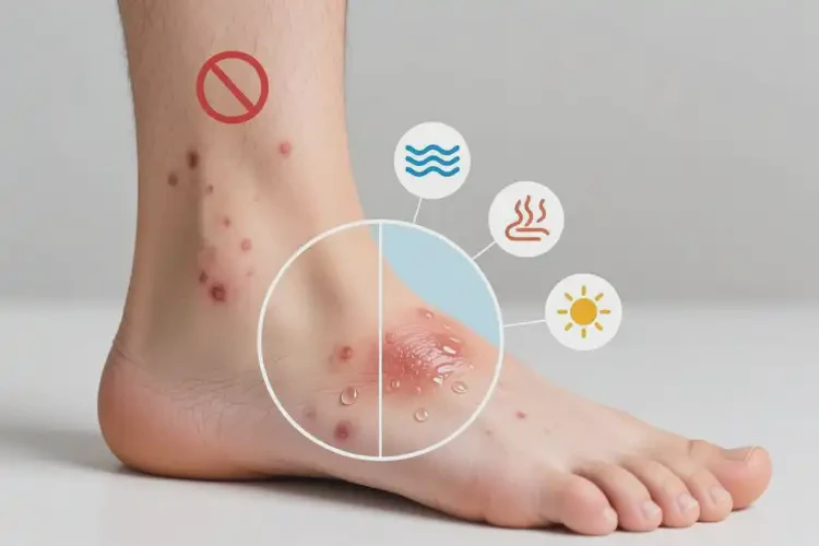 男性腳上經(jīng)常起濕疹可以治好嗎(圖1)