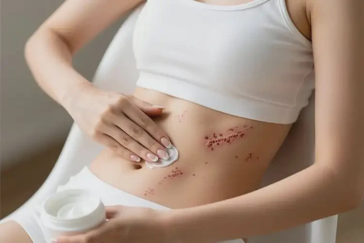 女性肚子上經(jīng)常起濕疹可以治好嗎(圖2)