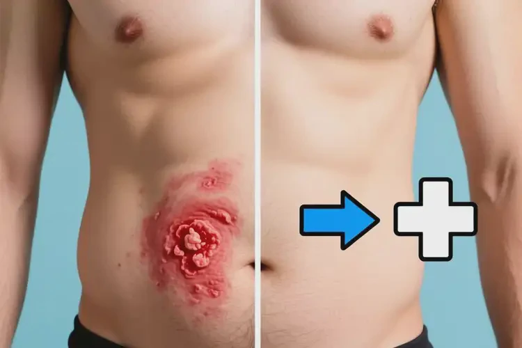 男性肚子容易長濕疹可以治好嗎(圖2)